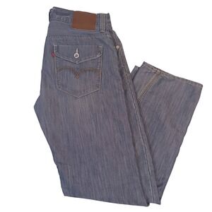 Levi's 514 Mens Jeans Slim Straight Blue Wash Size 36x34